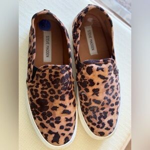 Steve Madden Animal Print Slip-On Shoes